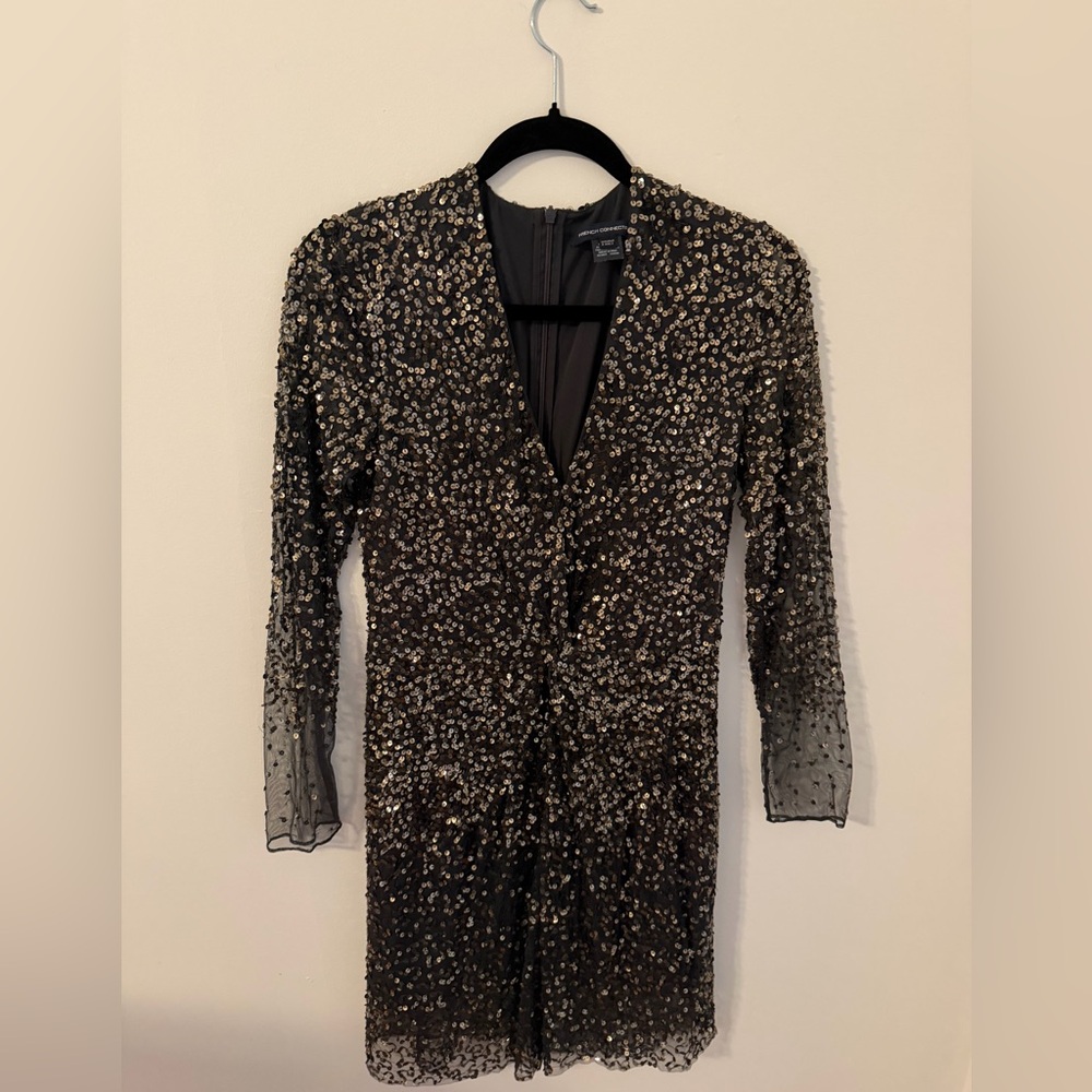 French Connection Emille Sequin Dress. U.S. size 2.